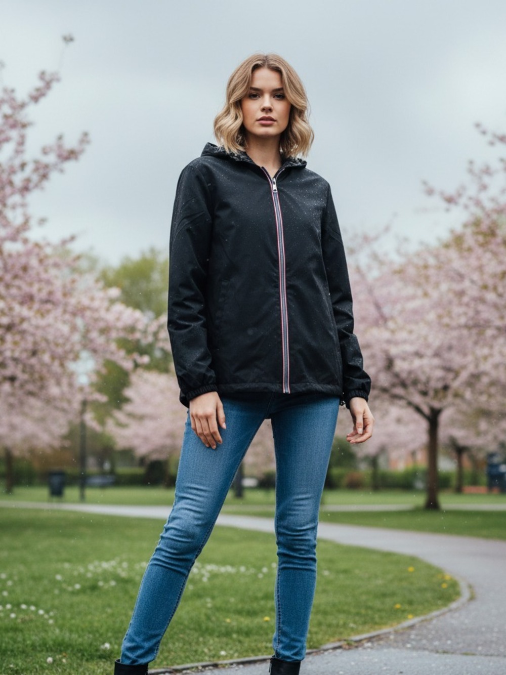 IMPERMEABILE REVERSIBILE  NERO 