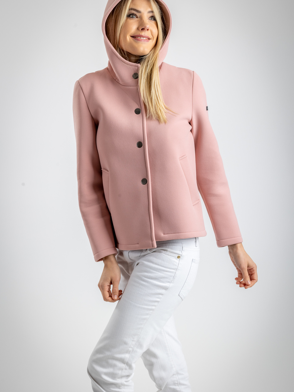 GIACCHINA CON CAPPUCCIO  ROSA 