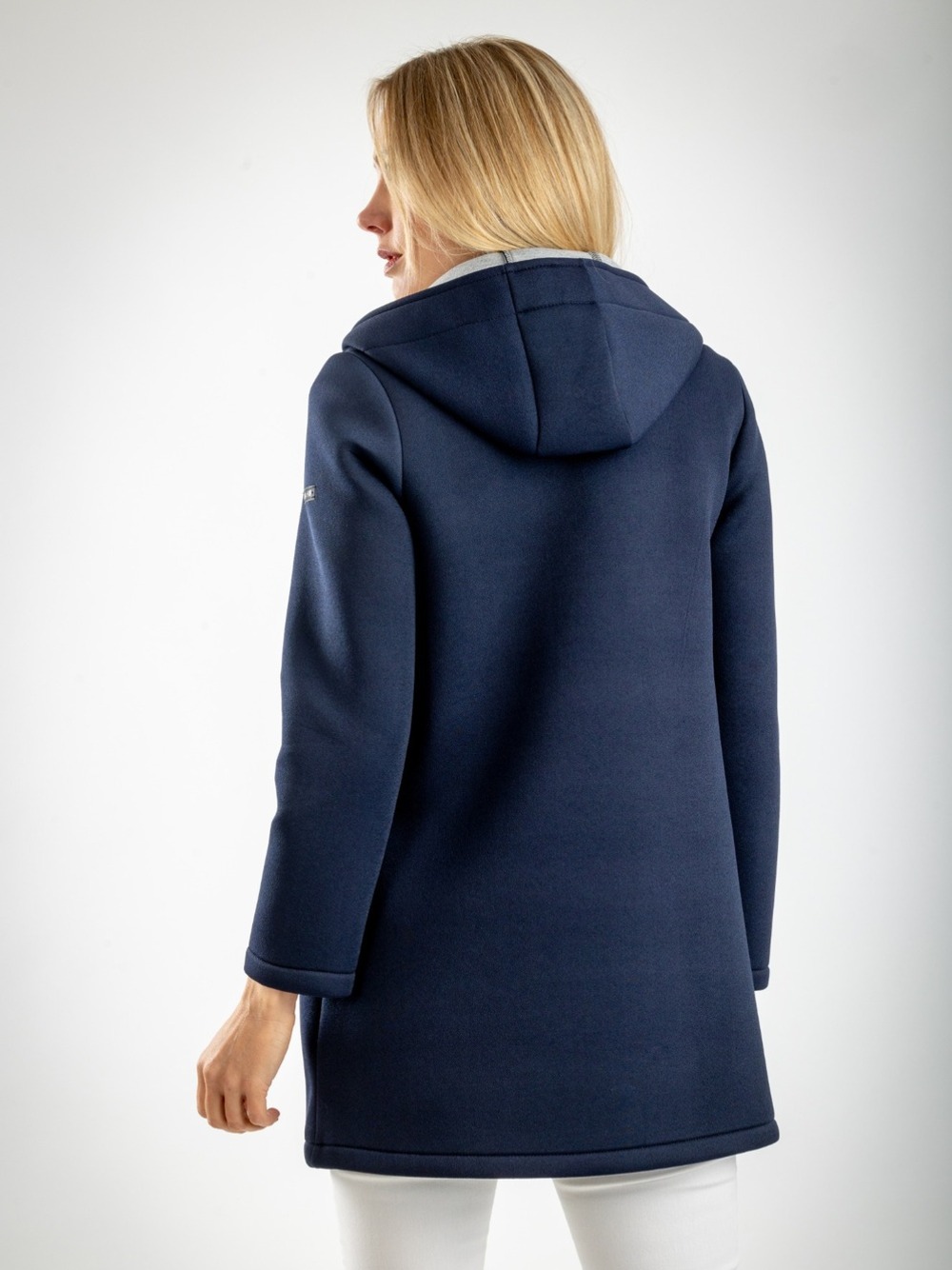 PARKA CON CAPPUCCIO  BLU 
