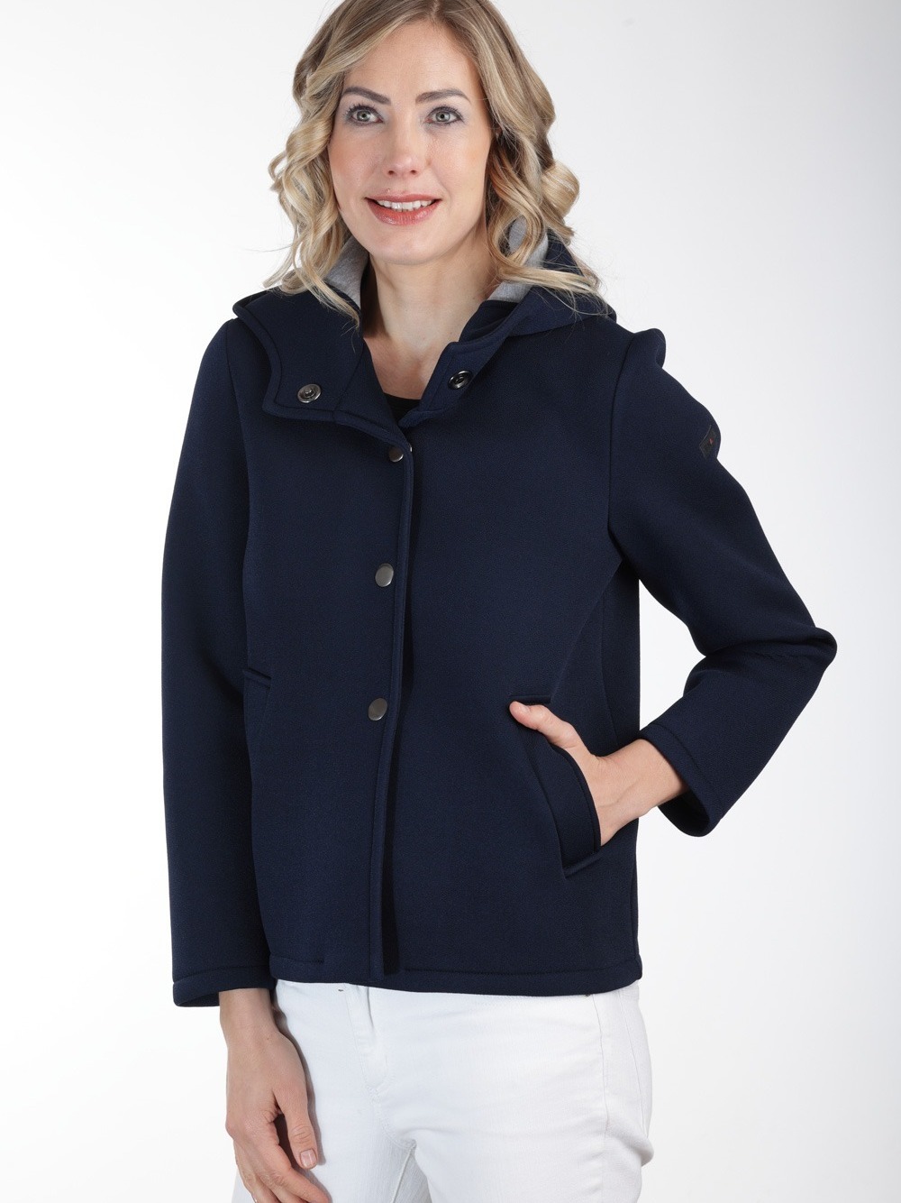 GIACCHINA CON CAPPUCCIO  BLU 