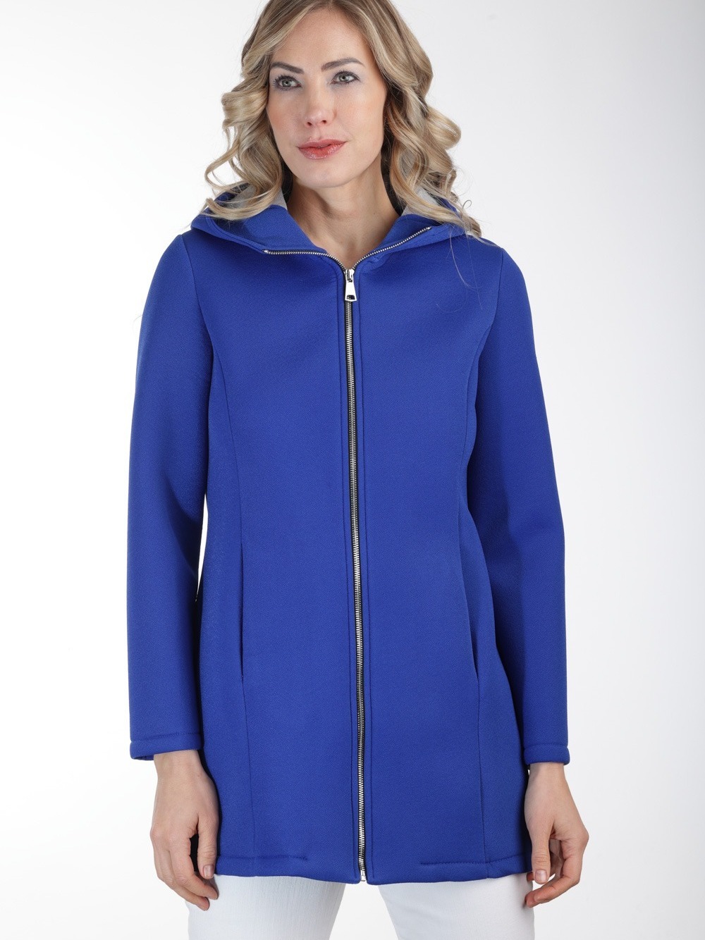 PARKA CON ZIP  ROYAL 