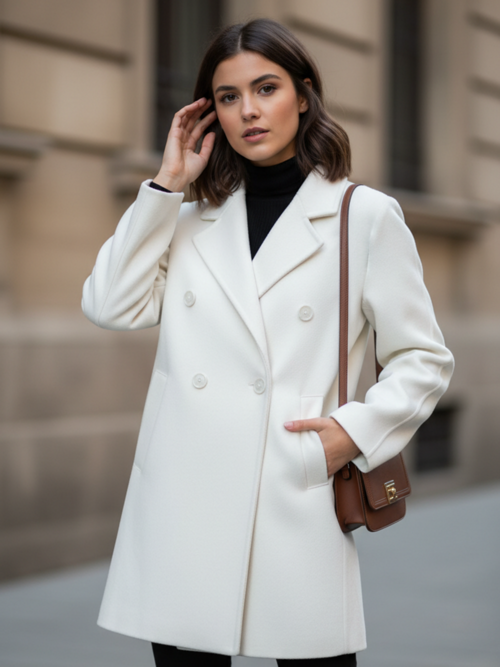 CAPPOTTO DOPPIOPETTO BIANCO
