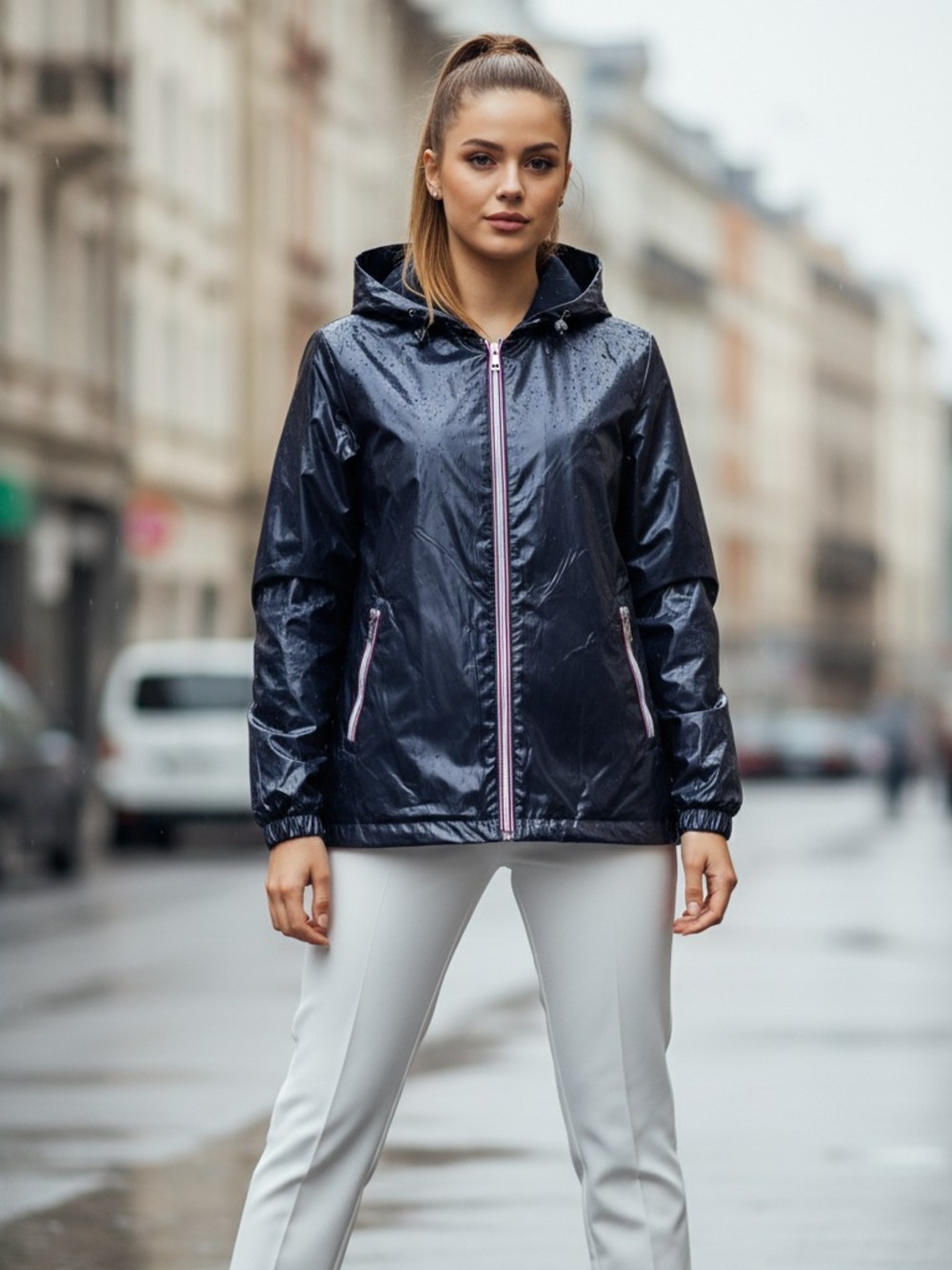 IMPERMEABILE REVERSIBILE  BLU 