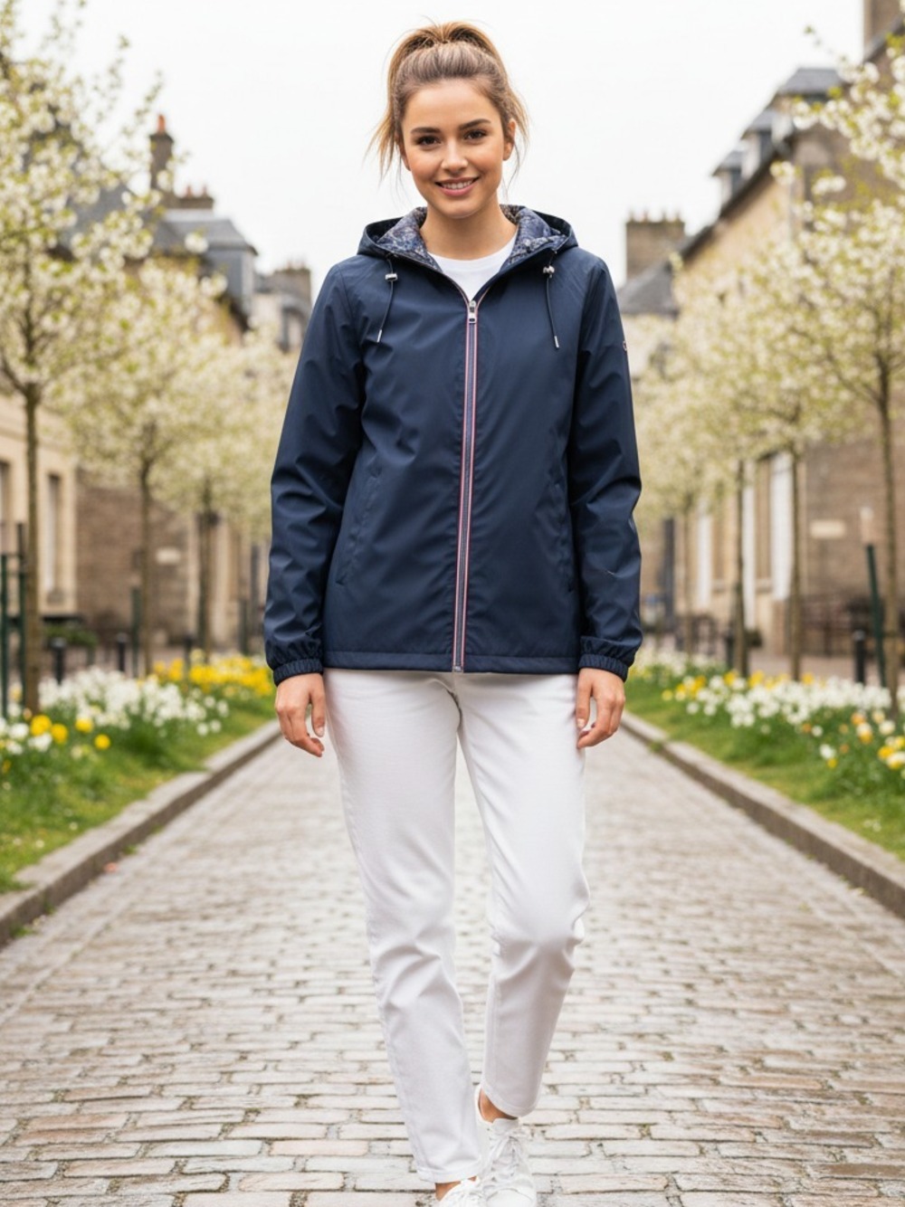 IMPERMEABILE REVERSIBILE  BLU 