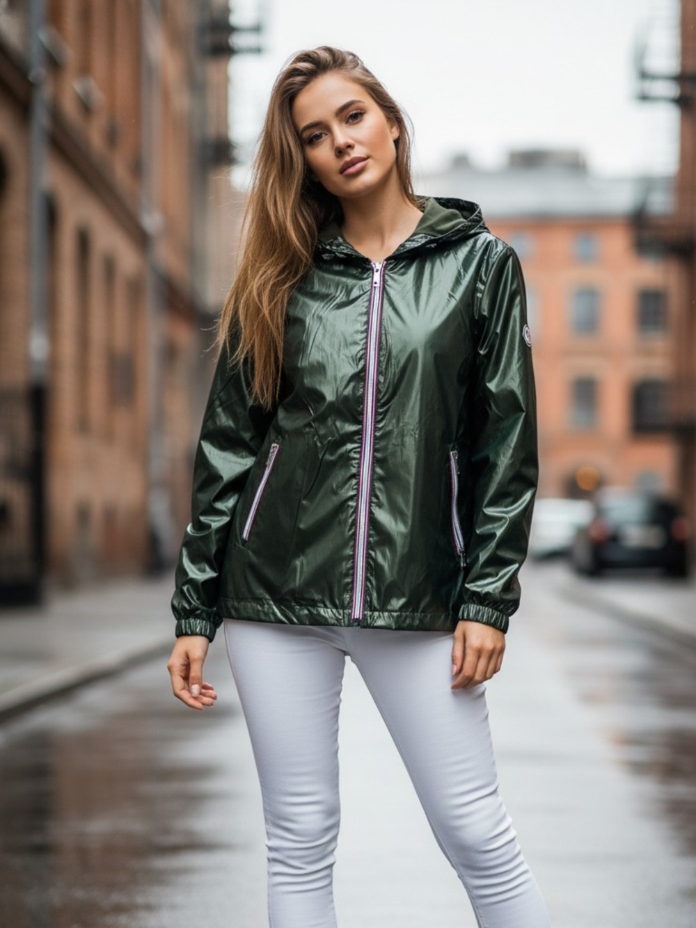 IMPERMEABILE REVERSIBILE  VERDE 