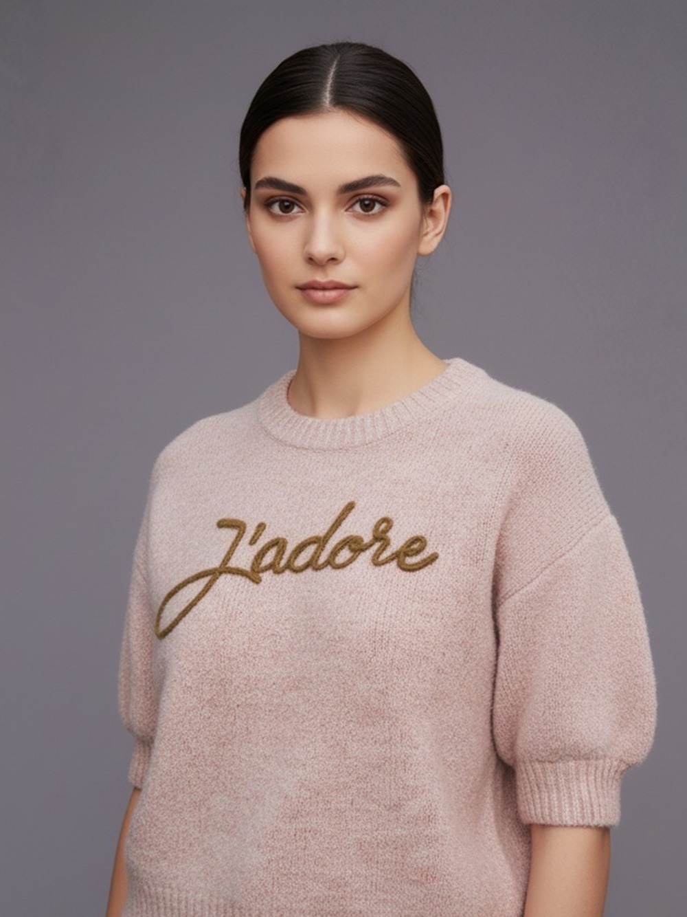 MAGLIONCINO ROSA  J'ADORE 