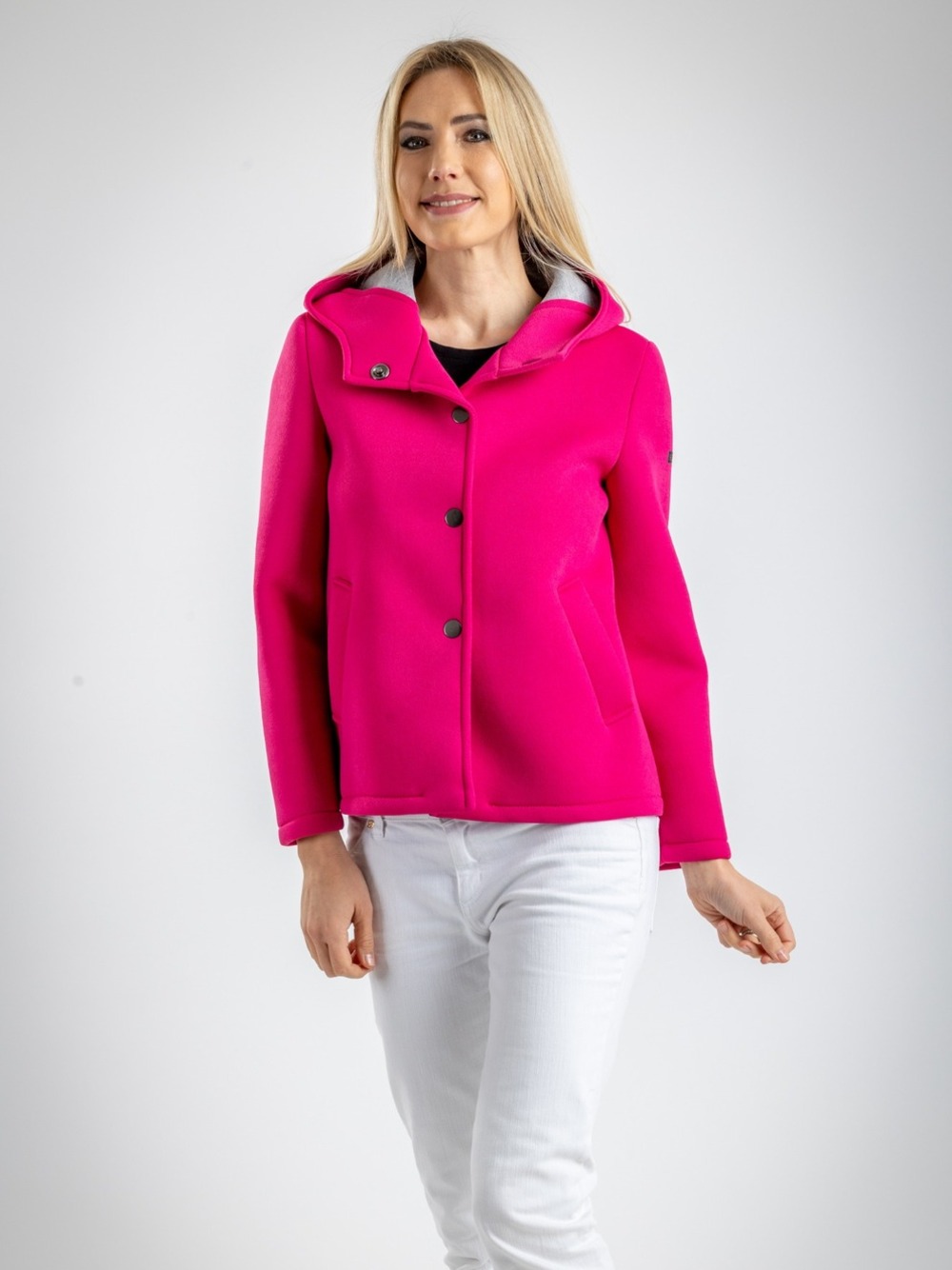 GIACCHINA CON CAPPUCCIO  FUCSIA 