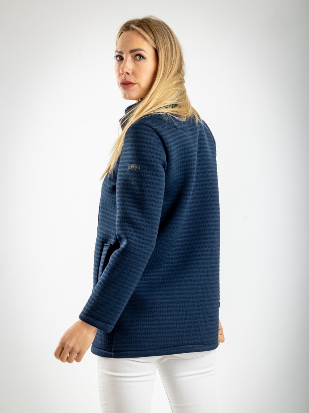 CAPPOTTINO COLLO IN PIEDI  BLU 