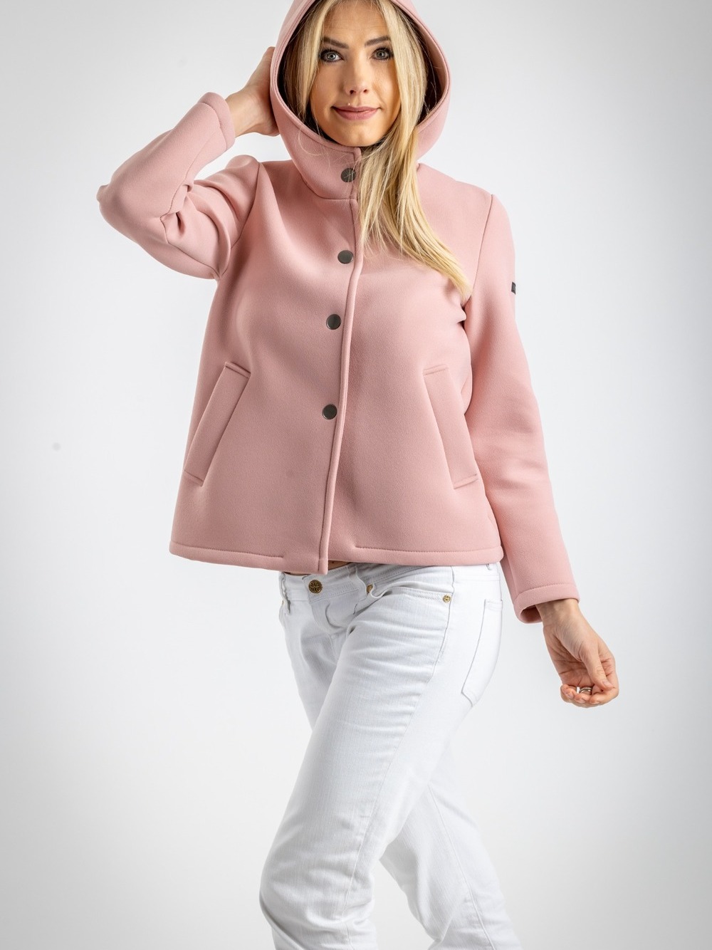 GIACCHINA CON CAPPUCCIO  ROSA 