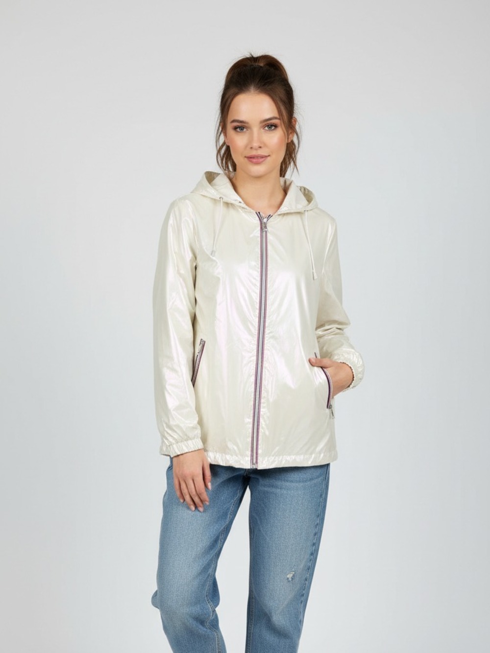 IMPERMEABILE REVERSIBILE  CREMA 