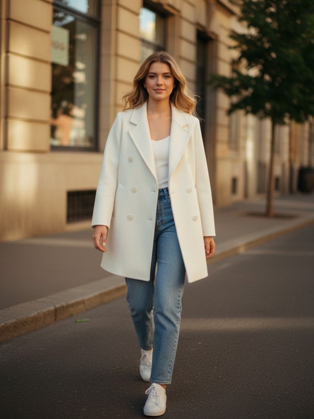 CAPPOTTO DOPPIOPETTO   BIANCO 